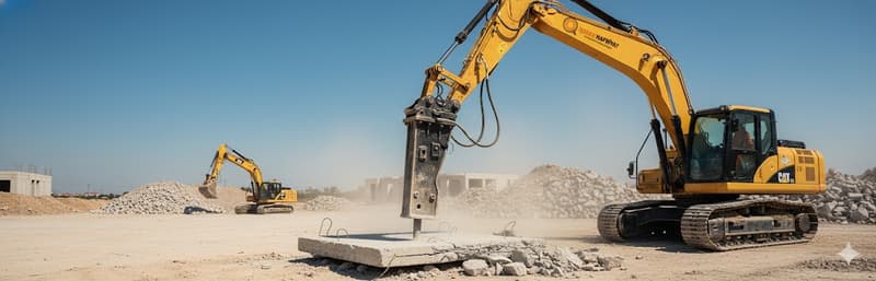 Eskişehir Hidrolik Kırıcı Kiralama | Beton, Asfalt ve Kaya Kırma